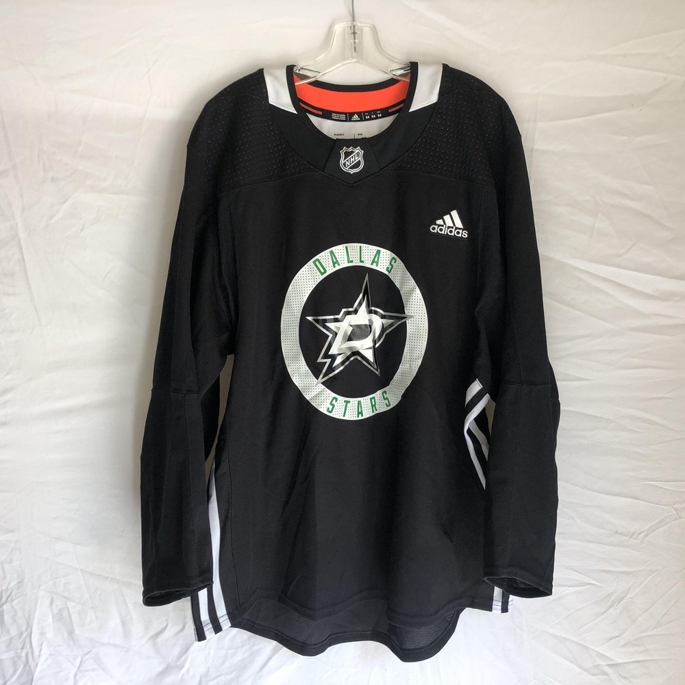 Dallas Stars Jersey Mens 54 Black NHL Hockey Fight Strap Adidas Made In Canada